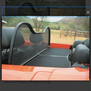 Genuine OEM Volkswagen 1Y0862951A Convertible Windscreen Deflector VW Beetle